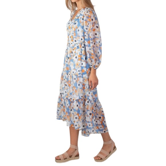 Joie Dresses & Skirts - Joie Ladies Lightweight Pullover Printed Maxi Dress Floral Fields XL